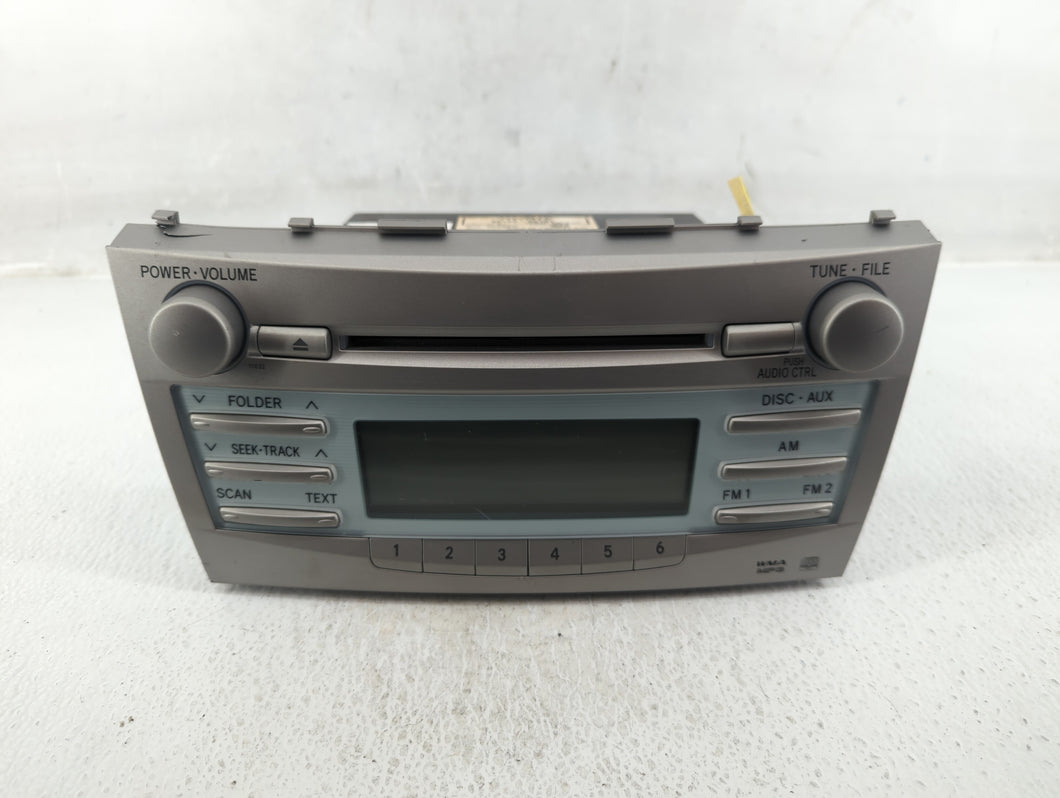 2007-2009 Toyota Camry Radio AM FM Cd Player Receiver Replacement P/N:86120-06181 Fits 2007 2008 2009 OEM Used Auto Parts