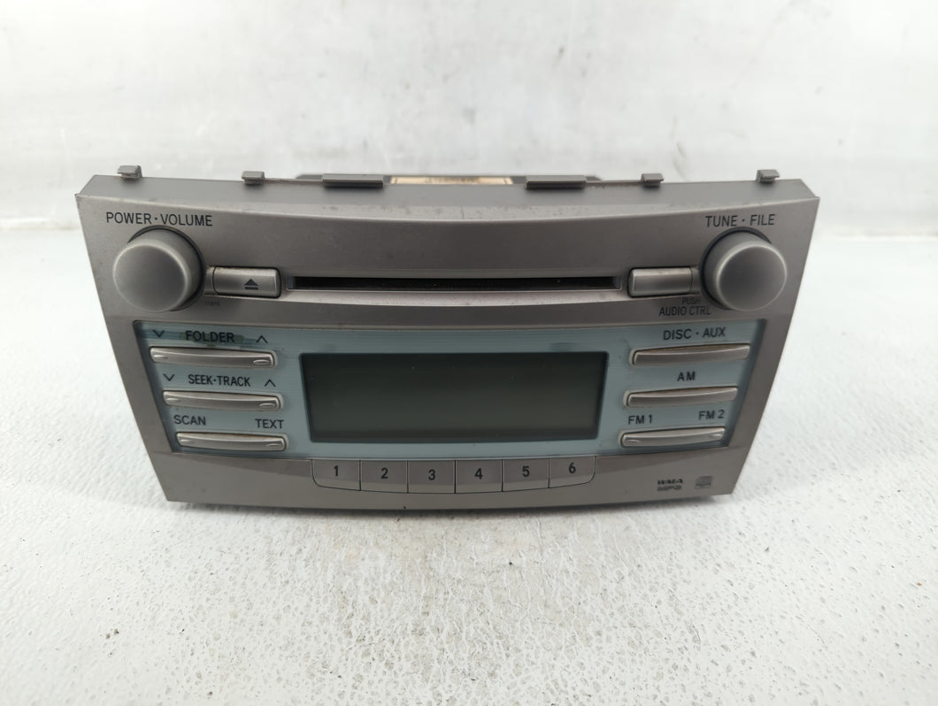 2007-2009 Toyota Camry Radio AM FM Cd Player Receiver Replacement P/N:86120-06180 Fits 2007 2008 2009 OEM Used Auto Parts