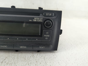 2012-2014 Toyota Prius Radio AM FM Cd Player Receiver Replacement P/N:86120-52D10 Fits 2012 2013 2014 OEM Used Auto Parts