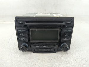 2013-2014 Hyundai Sonata Radio AM FM Cd Player Receiver Replacement P/N:96180-3Q700 Fits 2013 2014 OEM Used Auto Parts