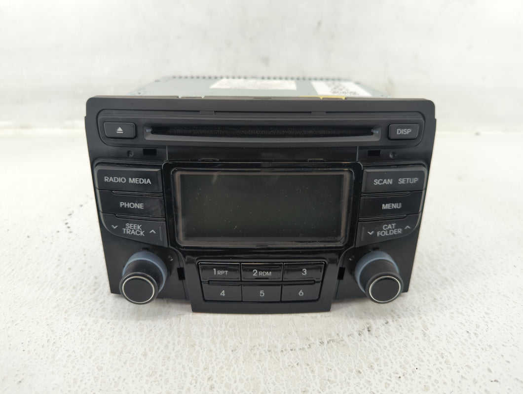 2013-2014 Hyundai Sonata Radio AM FM Cd Player Receiver Replacement P/N:96180-3Q700 Fits 2013 2014 OEM Used Auto Parts