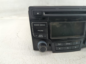 2013-2014 Hyundai Sonata Radio AM FM Cd Player Receiver Replacement P/N:96180-3Q700 Fits 2013 2014 OEM Used Auto Parts