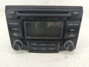 2013-2014 Hyundai Sonata Radio AM FM Cd Player Receiver Replacement P/N:96180-3Q700 Fits 2013 2014 OEM Used Auto Parts