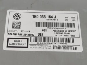 2015-2017 Volkswagen Jetta Radio AM FM Cd Player Receiver Replacement P/N:1K0 035 164 J Fits 2015 2016 2017 OEM Used Auto Parts