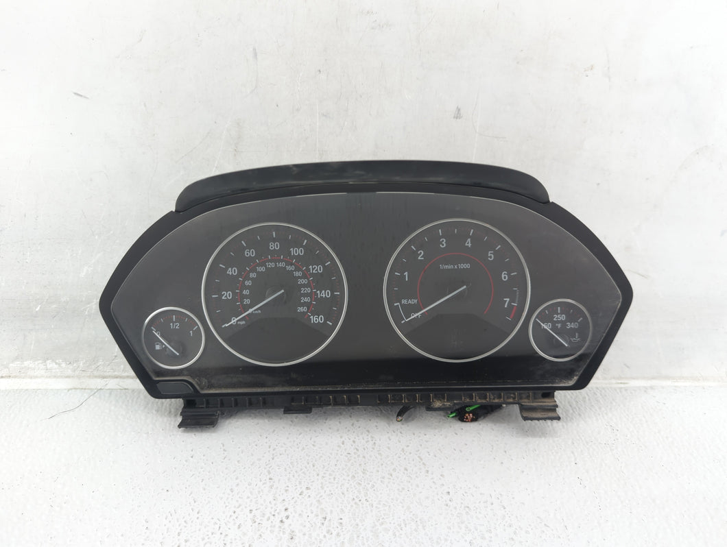 2015 Bmw 328i Instrument Cluster Speedometer Gauges P/N:40298175 9379990-01 Fits OEM Used Auto Parts