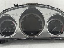 2010 Mercedes-Benz C300 Instrument Cluster Speedometer Gauges P/N:A 204 540 71 48 Fits OEM Used Auto Parts
