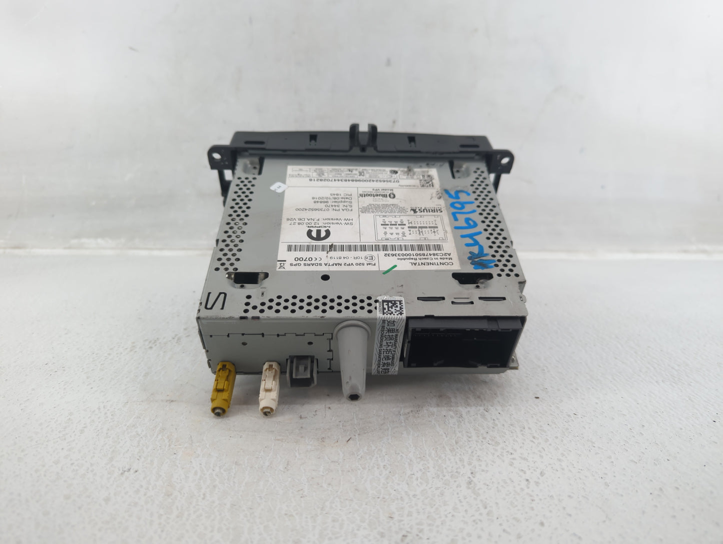 2017 Jeep Renegade Radio AM FM Cd Player Receiver Replacement Fits OEM Used Auto Parts - Oemusedautoparts1.com