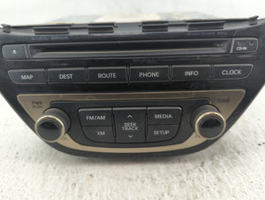 2013 Hyundai Genesis Radio AM FM Cd Player Receiver Replacement P/N:96560-2M760YHG Fits OEM Used Auto Parts