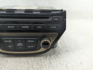 2013 Hyundai Genesis Radio AM FM Cd Player Receiver Replacement P/N:96560-2M760YHG Fits OEM Used Auto Parts