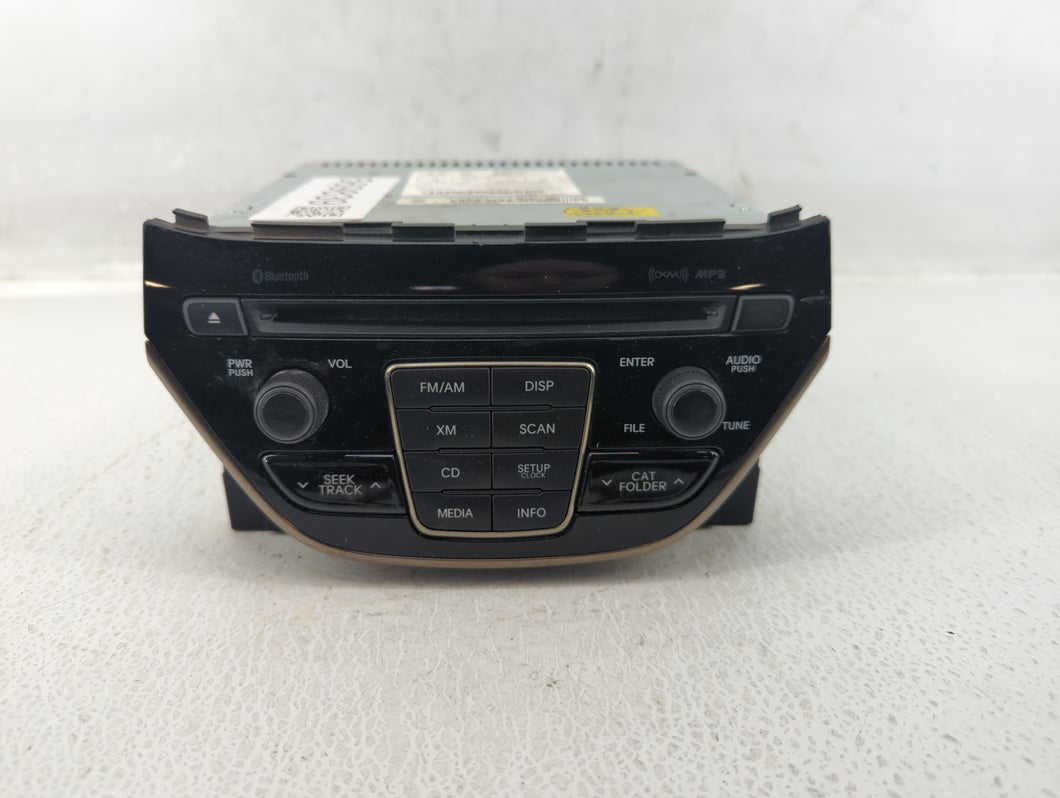 2013 Hyundai Genesis Radio AM FM Cd Player Receiver Replacement P/N:96180-2M117YHG Fits OEM Used Auto Parts