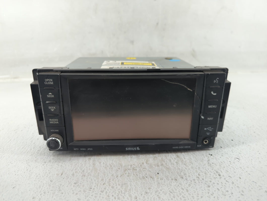 2012 Chrysler 200 Radio AM FM Cd Player Receiver Replacement P/N:P68092001AE Fits OEM Used Auto Parts