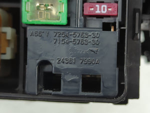 2018 Nissan Altima Fusebox Fuse Box Panel Relay Module P/N:7154-5763-30 7254-5763-30 Fits OEM Used Auto Parts