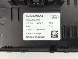 2018-2020 Ford Ecosport Climate Control Module Temperature AC/Heater Replacement P/N:GN15-18C612-CJ Fits 2018 2019 2020 OEM Used Auto Parts