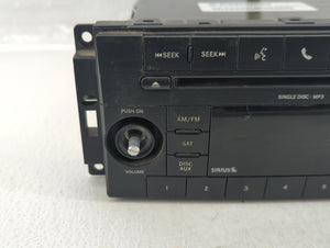 2010 Dodge Charger Radio AM FM Cd Player Receiver Replacement P/N:05091115AC Fits 2008 2009 OEM Used Auto Parts