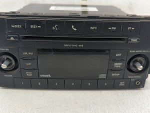 2010 Dodge Charger Radio AM FM Cd Player Receiver Replacement P/N:05091115AC Fits 2008 2009 OEM Used Auto Parts