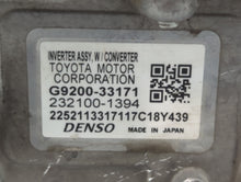 2012-2017 Toyota Camry Hybrid DC Synergy Drive Power Inverter P/N:G9200-33171 Fits 2012 2013 2014 2015 2016 2017 2018 OEM Used Auto Parts