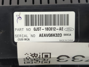 2017 Ford Escape Climate Control Module Temperature AC/Heater Replacement P/N:GJ5T-18C612-AE Fits OEM Used Auto Parts