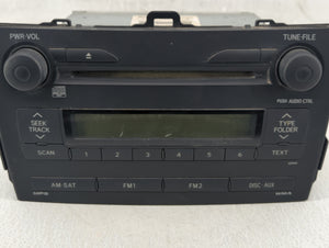 2009 Toyota Corolla Radio AM FM Cd Player Receiver Replacement P/N:86120-02750 Fits OEM Used Auto Parts