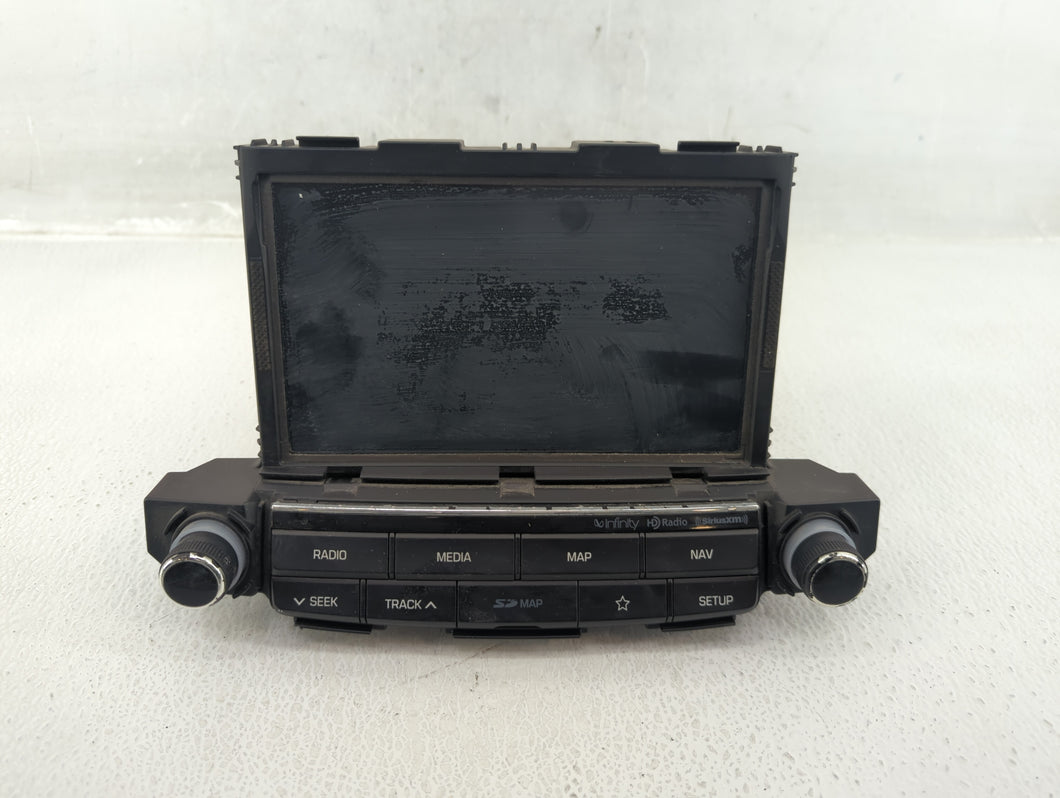 2018 Hyundai Tucson Radio AM FM Cd Player Receiver Replacement P/N:96560-D33504X Fits OEM Used Auto Parts