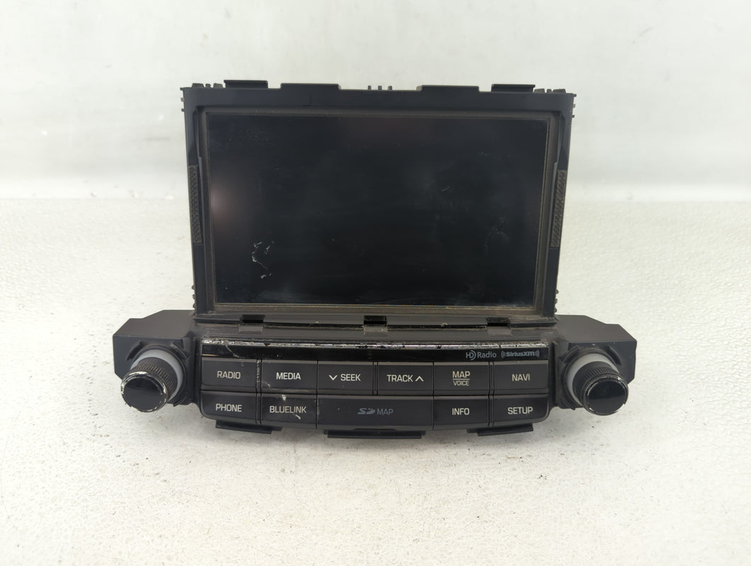 2016-2018 Hyundai Tucson Radio AM FM Cd Player Receiver Replacement P/N:D3965 51050 Fits 2016 2017 2018 OEM Used Auto Parts