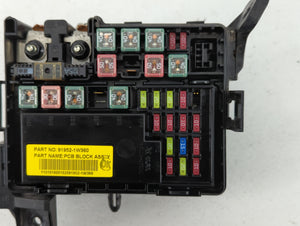 2016-2017 Kia Rio Fusebox Fuse Box Panel Relay Module P/N:912791W080
FB0K100039 Fits 2016 2017 OEM Used Auto Parts