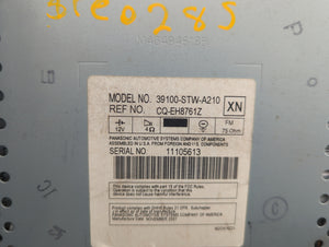 2006-2008 Honda Pilot Radio AM FM Cd Player Receiver Replacement P/N:39100-STW-A210 Fits 2006 2007 2008 OEM Used Auto Parts