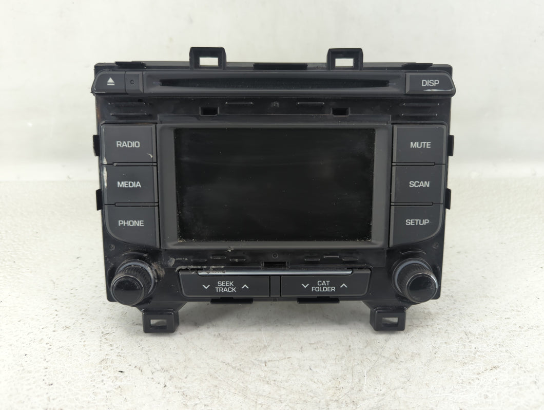 2015-2017 Hyundai Sonata Radio AM FM Cd Player Receiver Replacement P/N:96180-C20004X Fits 2015 2016 2017 OEM Used Auto Parts