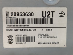 2008-2014 Cadillac Cts Radio AM FM Cd Player Receiver Replacement P/N:20953630 Fits 2008 2009 2010 2011 2012 2013 2014 OEM Used Auto Parts