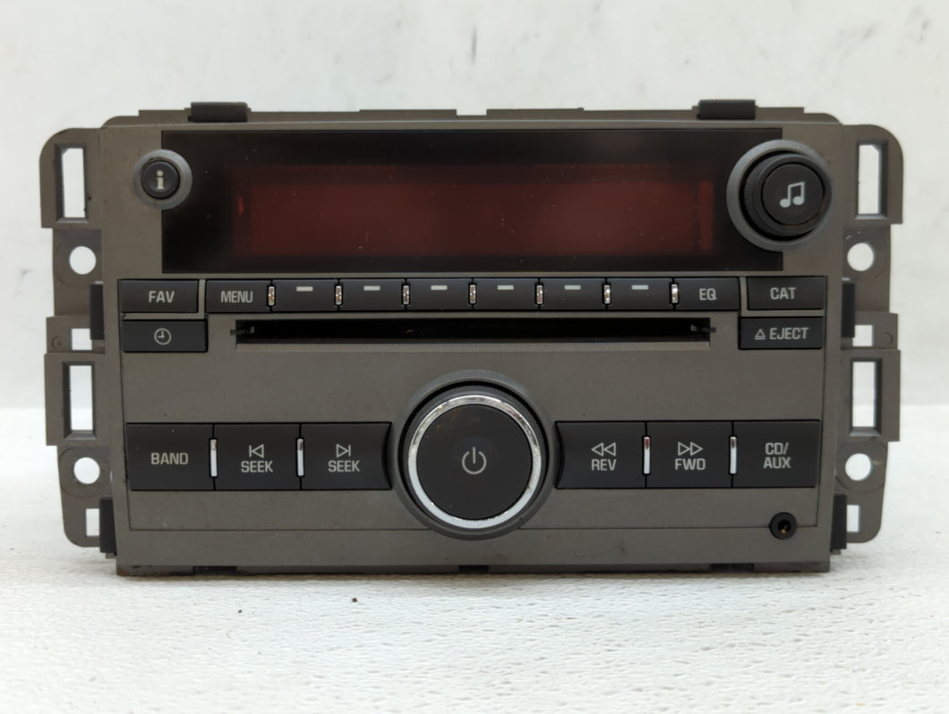 2008 Saturn Vue Radio AM FM Cd Player Receiver Replacement P/N:25956992 Fits OEM Used Auto Parts