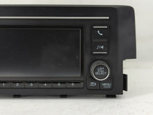 2018 Honda Civic Radio AM FM Cd Player Receiver Replacement P/N:39100-TGG-A011-M1 Fits OEM Used Auto Parts