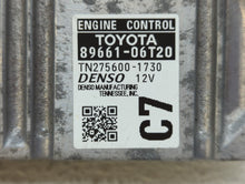 2015 Toyota Camry PCM Engine Computer ECU ECM PCU OEM P/N:89661-06T20 Fits OEM Used Auto Parts