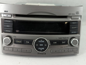 2010-2012 Subaru Legacy Radio AM FM Cd Player Receiver Replacement P/N:86201AJ64A Fits 2010 2011 2012 OEM Used Auto Parts