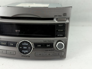 2010-2012 Subaru Legacy Radio AM FM Cd Player Receiver Replacement P/N:86201AJ64A Fits 2010 2011 2012 OEM Used Auto Parts