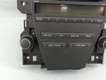 2007-2009 Lexus Es350 Radio AM FM Cd Player Receiver Replacement P/N:86120-33720 Fits 2007 2008 2009 OEM Used Auto Parts