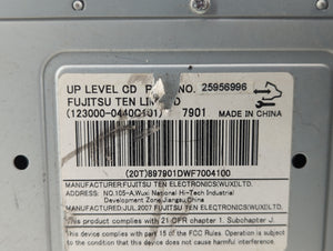 2007-2008 Pontiac Torrent Radio AM FM Cd Player Receiver Replacement P/N:25956996 Fits 2007 2008 OEM Used Auto Parts