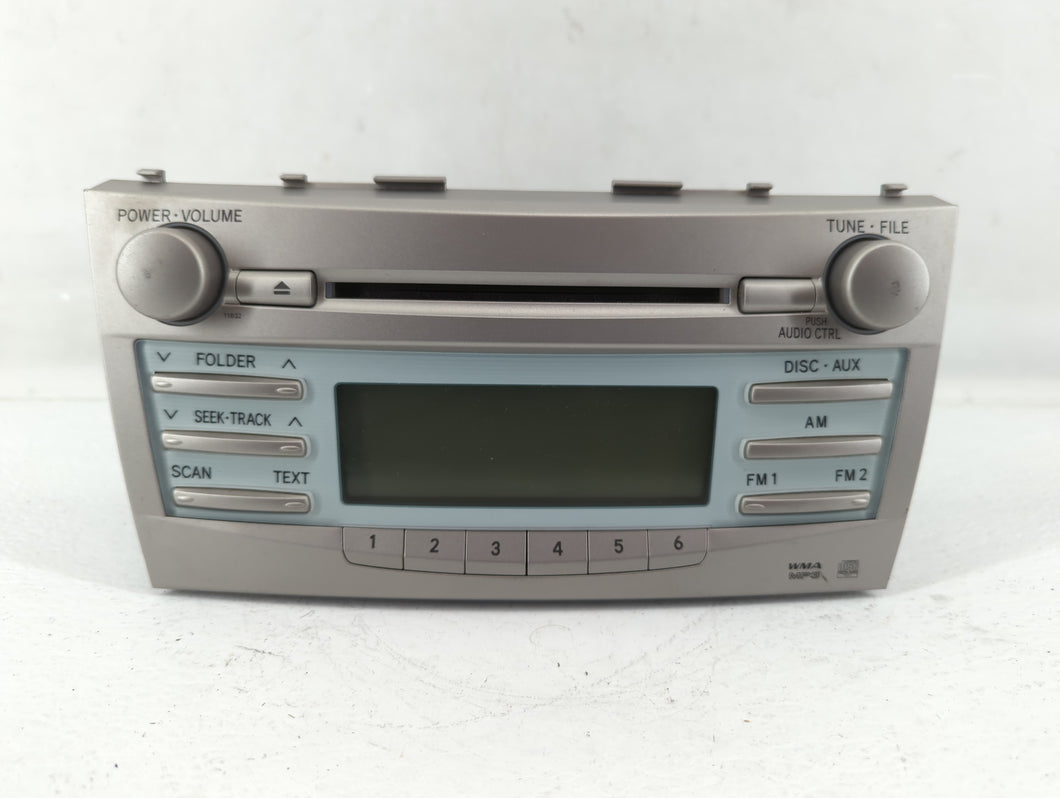 2007-2009 Toyota Camry Radio AM FM Cd Player Receiver Replacement P/N:86120-06181 Fits 2007 2008 2009 OEM Used Auto Parts