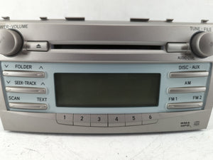 2007-2009 Toyota Camry Radio AM FM Cd Player Receiver Replacement P/N:86120-06181 Fits 2007 2008 2009 OEM Used Auto Parts