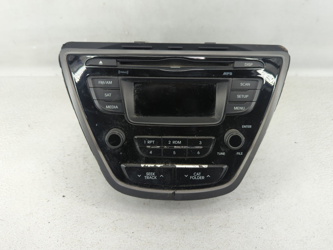 2014-2016 Hyundai Elantra Radio AM FM Cd Player Receiver Replacement P/N:96170-3X156GU Fits 2014 2015 2016 OEM Used Auto Parts