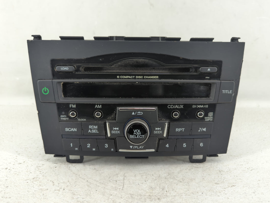 2010-2011 Honda Cr-V Radio AM FM Cd Player Receiver Replacement P/N:39100-SWA-A111-M1 Fits 2010 2011 OEM Used Auto Parts