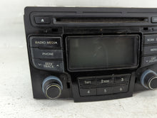 2013-2014 Hyundai Sonata Radio AM FM Cd Player Receiver Replacement P/N:96180-3Q700 Fits 2013 2014 OEM Used Auto Parts