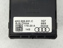 2021 Audi Rs7 Master Power Window Switch Replacement Driver Side Left P/N:4K0.959.851.C 3Q78BS00344 Fits OEM Used Auto Parts