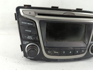 2015-2017 Hyundai Accent Radio AM FM Cd Player Receiver Replacement P/N:96170-1R152SDH Fits 2015 2016 2017 OEM Used Auto Parts