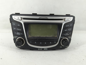 2012-2014 Hyundai Accent Radio AM FM Cd Player Receiver Replacement P/N:96170-1R1004X Fits 2012 2013 2014 OEM Used Auto Parts