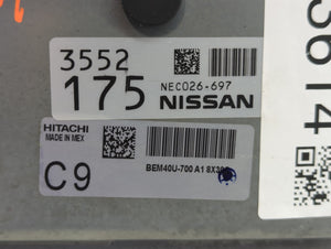 2018-2019 Nissan Sentra PCM Engine Computer ECU ECM PCU OEM P/N:NEC026-697 NEC982-012 Fits 2018 2019 OEM Used Auto Parts