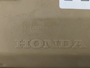 2008 Honda Accord Overhead Roof Console