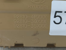 2013 Hyundai Sonata Overhead Roof Console