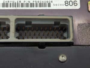 1996 Dodge Ram 1500 PCM Engine Computer ECU ECM PCU OEM P/N:P56040806 Fits OEM Used Auto Parts