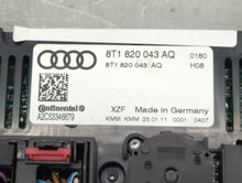 2010-2013 Audi A5 Climate Control Module Temperature AC/Heater Replacement P/N:8T1 820 043 AQ Fits 2009 2010 2011 2012 2013 OEM Used Auto Parts