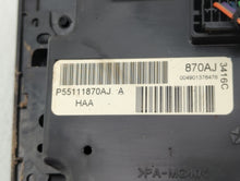 2005-2007 Chrysler 300 Climate Control Module Temperature AC/Heater Replacement P/N:P55111870AJ Fits 2005 2006 2007 OEM Used Auto Parts