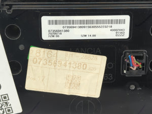 2018-2020 Jeep Renegade Climate Control Module Temperature AC/Heater Replacement P/N:07356941380 Fits 2018 2019 2020 OEM Used Auto Parts